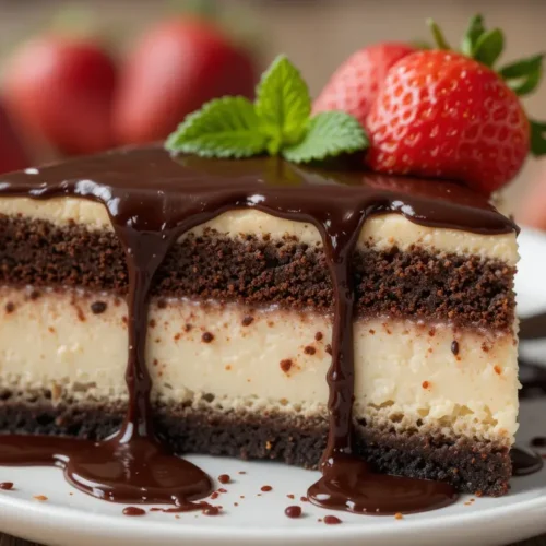 Przepis na Sernik Brownie