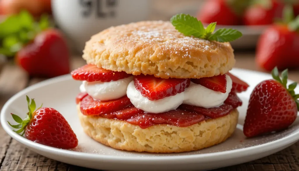 Przepis na Bisquick Truskawkowy Shortcake
