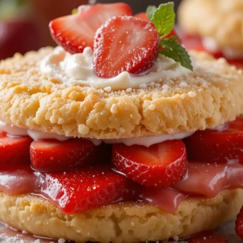Przepis na Bisquick Truskawkowy Shortcake