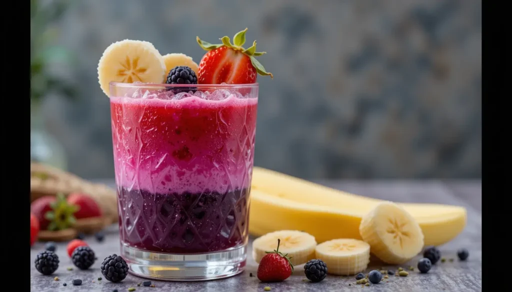 Przepis na odświeżający koktajl truskawkowo-acai